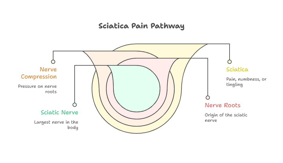 what is Sciatica - Sciatica pain pathways