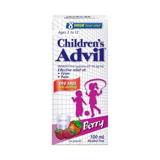 Advil Children's Suspension Dye Free Berry