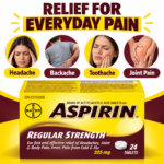 Aspirin 325mg Regular Strength Tablets small bottle