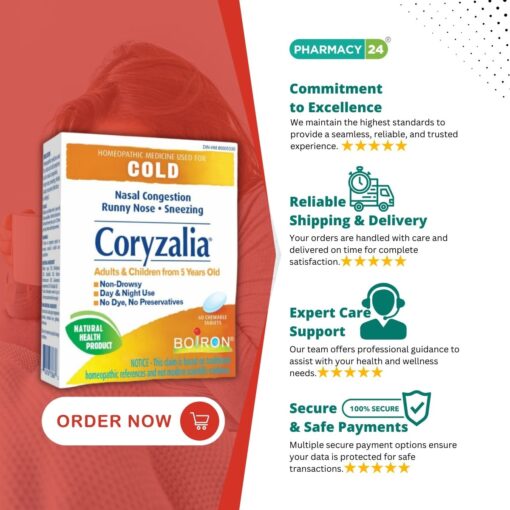 Boiron Coryzalia Cold & Nasal Congestion - Fast Delivery