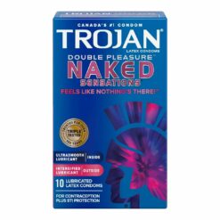 Trojan Naked Sensations Double Pleasure Lubricated Condoms