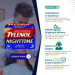 Tylenol Nighttime Extra Strength Caplets - Fast Delivery