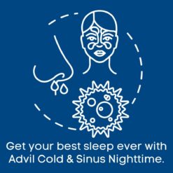 Advil cold & sinus nighttime caplets