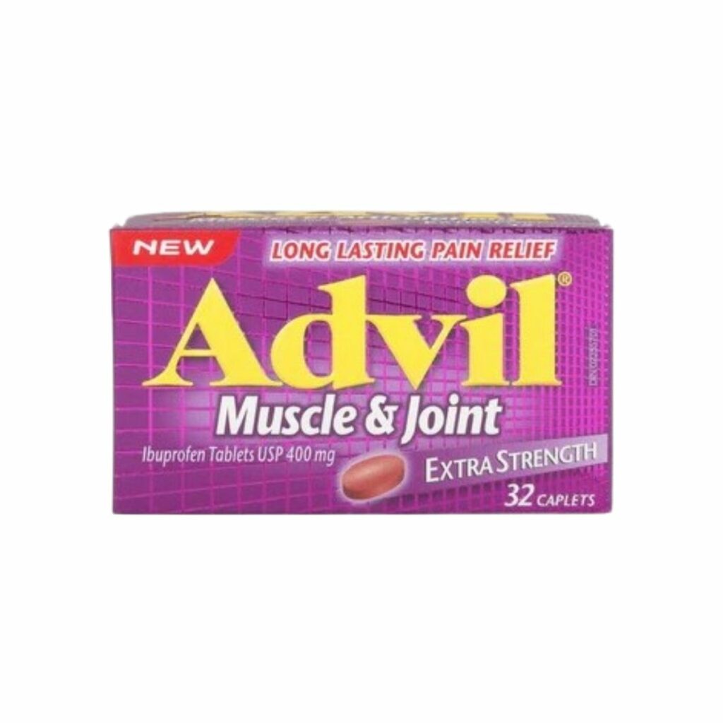 Advil Muscle and Joint Extra Strength Long Lasting Pain Relief Caplets
