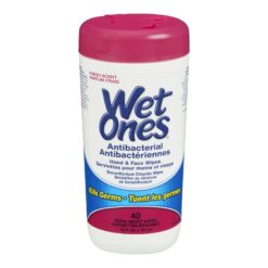 Wet Ones Antibacterial Hand Face Wipes