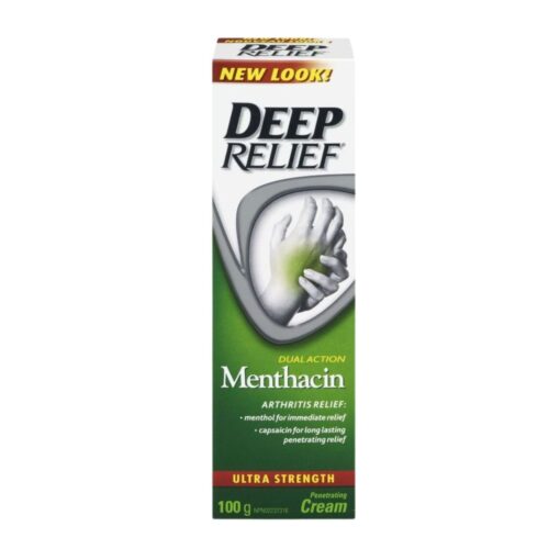 Deep Relief Menthacin Arthritis Relief Dual Action Rub