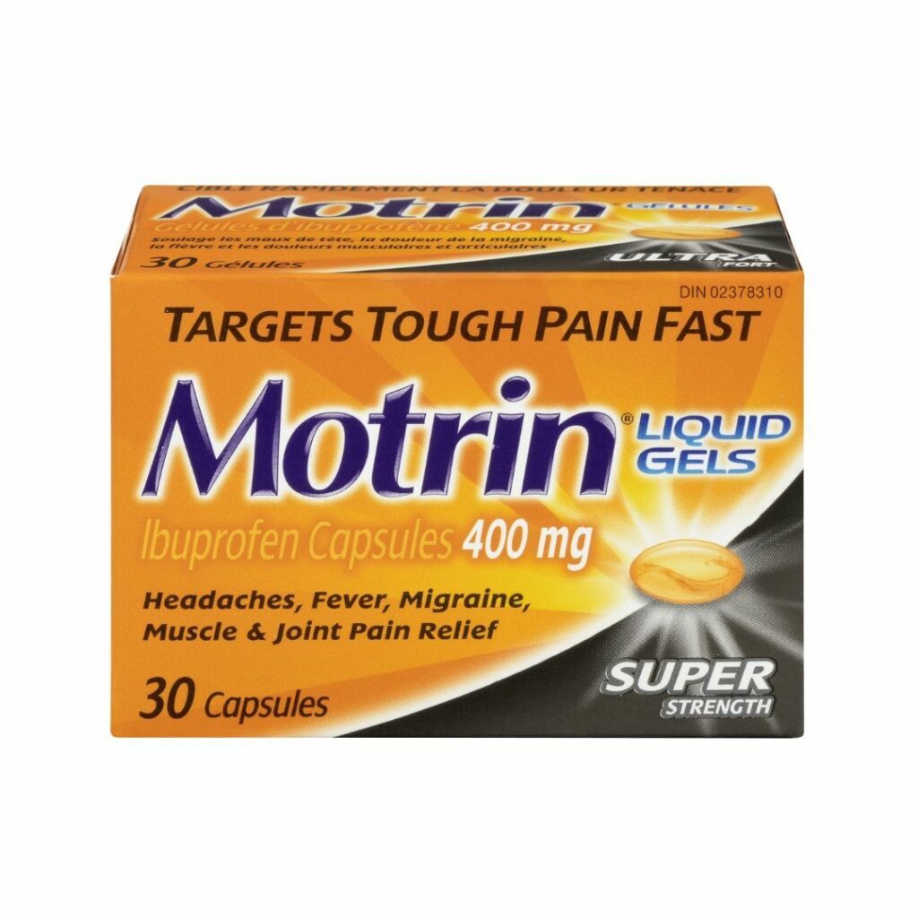 Buy Now MOTRIN Liquid Gels [Ibuprofen 400mg] Super Strength