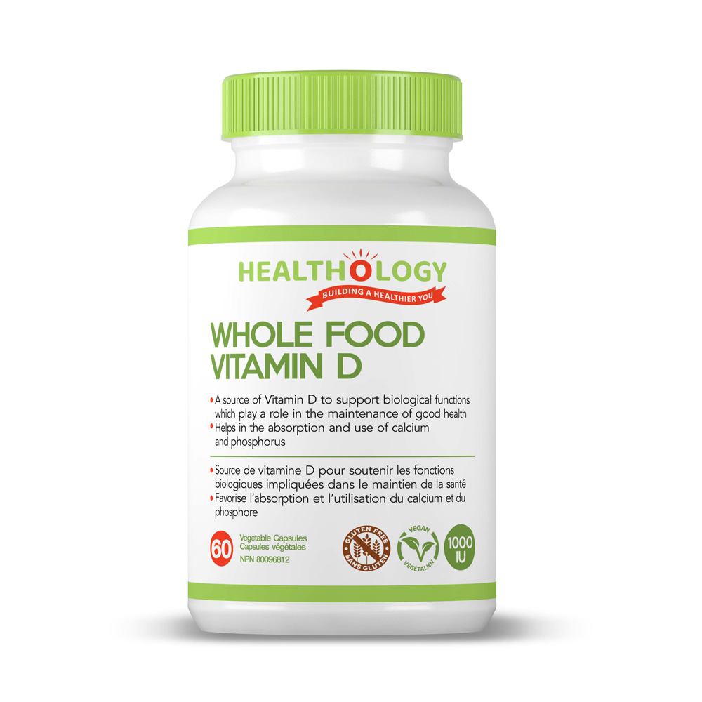 Healthology Whole Food Vitamin D 1000IU Pharmacy 24