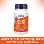 B-12 1,000 mcg Chewable Lozenges 100 lozenges (Now Foods)