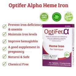 Benefits of Optifer alpha heme iron supplement