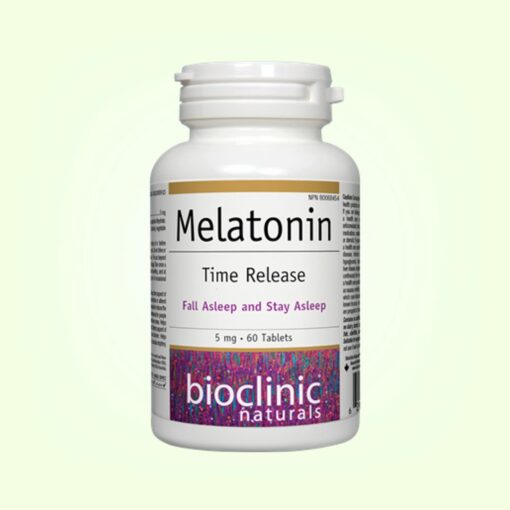 Bioclinic Naturals Melatonin Time Release 5 mg tablets