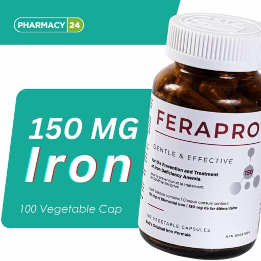 FERAPRO 150 mg Vegetable IRON capsule