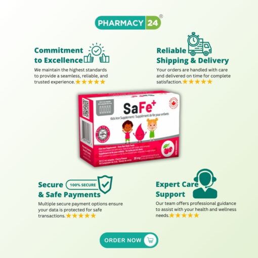 Safe Plus 30 Ampules of Oral Liquid- Fast delivery