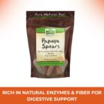 Dried Papaya Spears 340g (Now Foods)