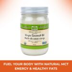 Organic Virgin Coconut Oil 355ml (Now Foods)
