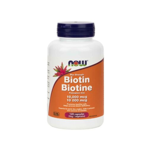 Biotin 10,000 mcg Veg Capsules Now Foods