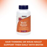 Biotin 5,000 mcg Veg Capsules 120 caps. Now Foods Biotin 5,000 mcg Veg Capsules 120 caps. Now Foods