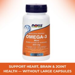 Omega-3 Mini 500 mg Softgels Now Foods