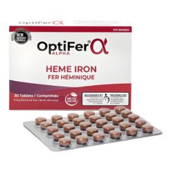 Optifer Alpha heme Polypeptide Heme Iron - 30 Tablets