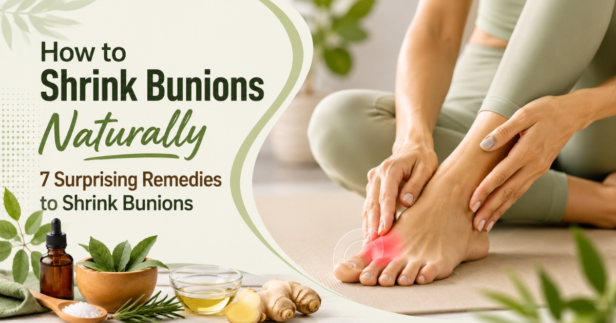 How to Shrink Bunions Naturally