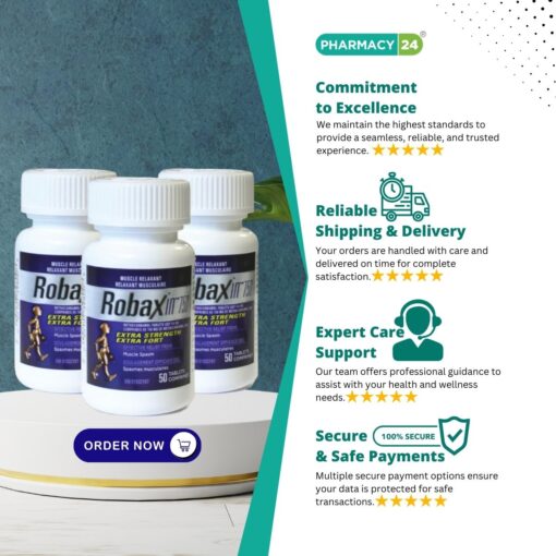 Robaxin Extra Strength Muscle Relaxant Tablets - Fast delivery