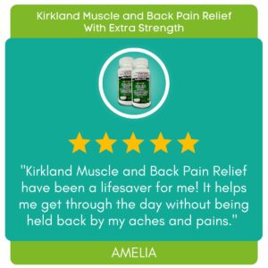 Kirkland Back pain and muscle pain relief Testimonial