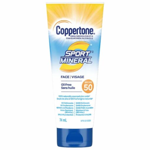 Coppertone Sport Face Mineral Lotion Sunscreen