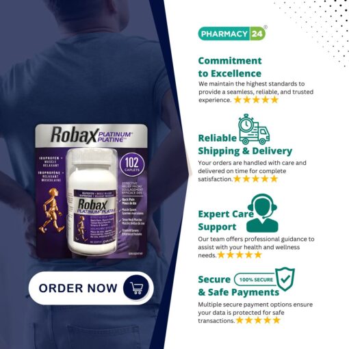 Robax Platinum Platine _ Muscle Back Pain Relief _ - Fast Delivery