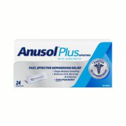 Anusol Plus Hemorrhoidal Suppositories 24