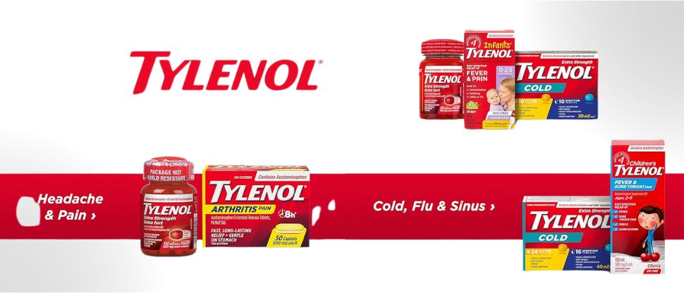 tylenol products canada