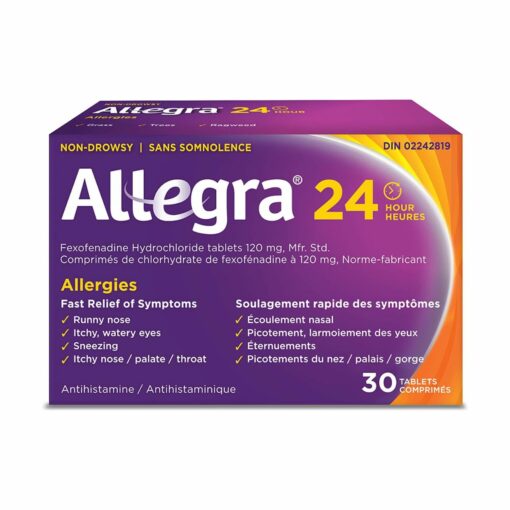 Allegra 24 Hour Allergy Relief 30 Tablet