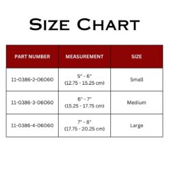 DJO Donjoy Wrist Wraps Support Brace Size Chart