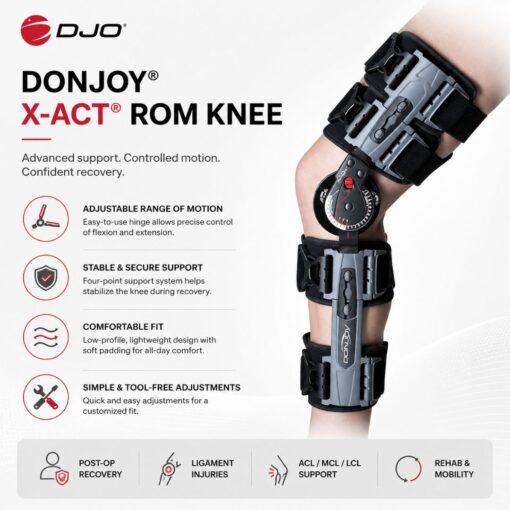 DJO Donjoy X-Act Rom Knee DJO Donjoy X-Act Rom Knee