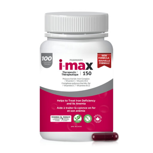 Pharmaris i-max 150 Therapeutic Iron Complex - 100 Capsules