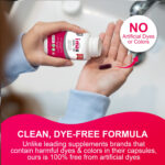 i-max 150 Therapeutic Iron Complex bottle and box, 150mg elemental iron, Vitamin C, B12, SOGC recognized, gentle on stomach, dye-free vegan formula.