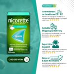 NICORETTE® Smoking Cessation Gum Spearmint Flavor - Fast Delivery