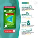 NICORETTE® Smoking Cessation Gum – Cinnamon Flavor - Fast Delivery
