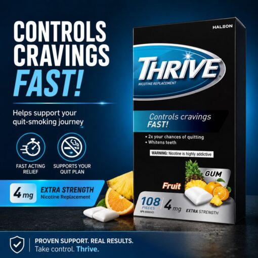 thrive-4mg-nicotine-gum-controls-cravings-fast