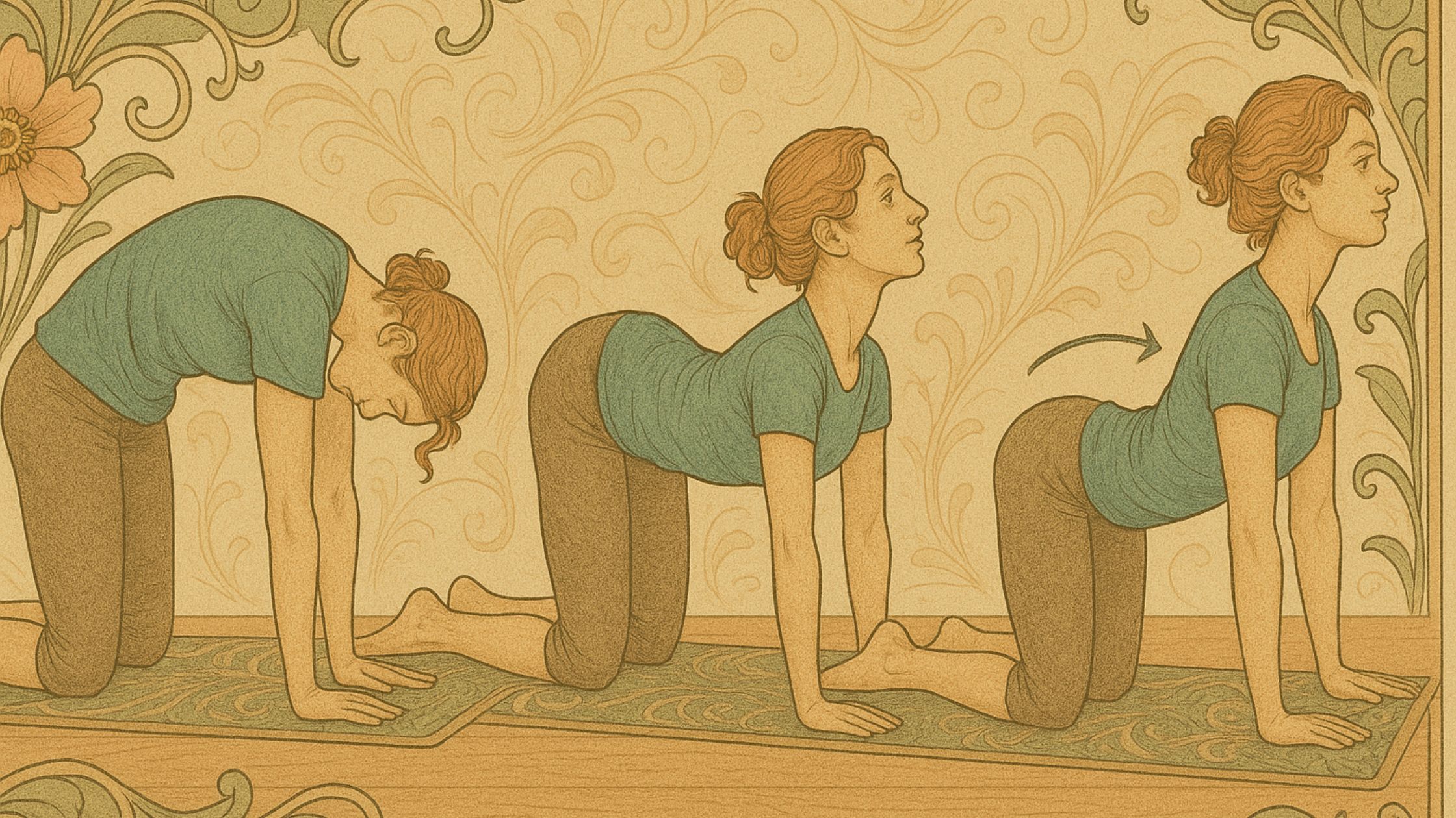 Cat‑Cow-and-Pelvic-Tilt-Sequence-Sciatic-Nerve-Pain