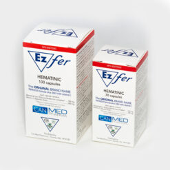 EZFER Iron & Vitamin C 150 mg + 250 mg | Triferexx Polysaccharide-Iron Complex | 30 & 100 Capsules