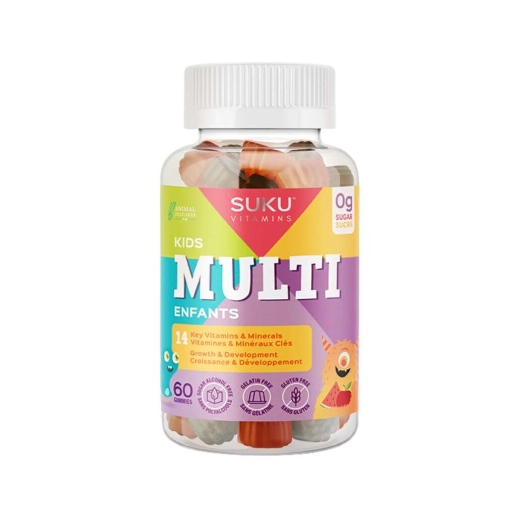 SUKU Vitamins Complete Kids Multi — 60 Gummies (Tropical Bonanza ...