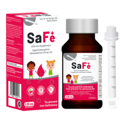 safe plus liquid carbonyl iron supplement for children