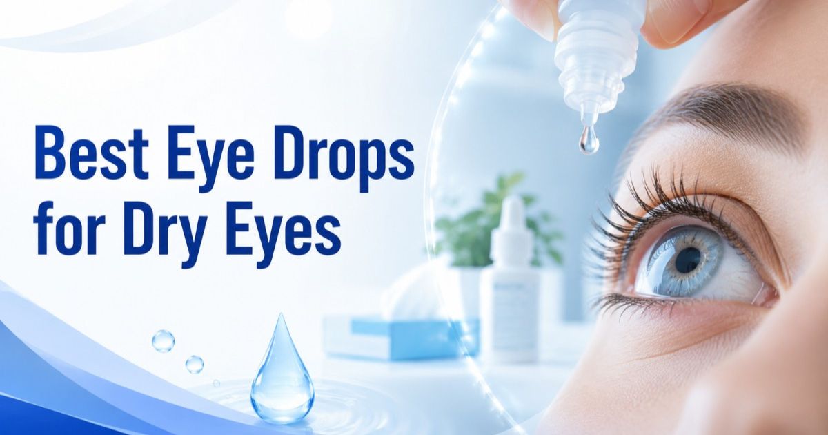 Best eye drops for dry eyes with lubricating eye drops for OTC dry eye relief