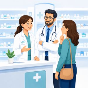 Pharmacist and doctor consultation before using Robaxacet Extra Strength